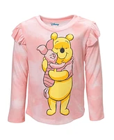 Disney Toddler Girls Winnie the Pooh Pullover Fleece Sweatshirt and Leggings Outfit Set to