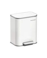 Slickblue 5.2-Gallon (20L) Kitchen Trash Can Cloud White