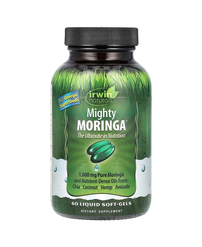 Irwin Naturals Mighty Moringa - 60 Liquid Soft