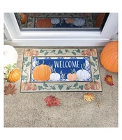 Evergreen Plaid Pumpkins Sassafras Switch Mat