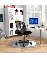 Costway Height-adjustable Ergonomic Kids Desk Chair with Universal Casters Working