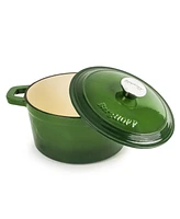 BergHOFF Neo Cast Iron 7qt. Round Dutch Oven 11" with Lid