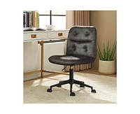 Mid-century Modern Andreas Upholstered Swivel Task Chair
