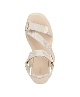 Guess Women's Ocilia Quattro Logo Sport Eva Wedge Strappy Sandals