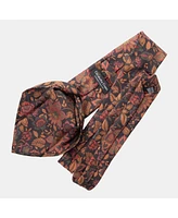 Calvino - Printed Silk Tie for Men