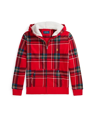 Polo Ralph Lauren Big Boys Plaid Fleece Full-Zip Hoodie