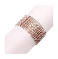 Sohi Women's Rhinestone Bling Statement Bracelet