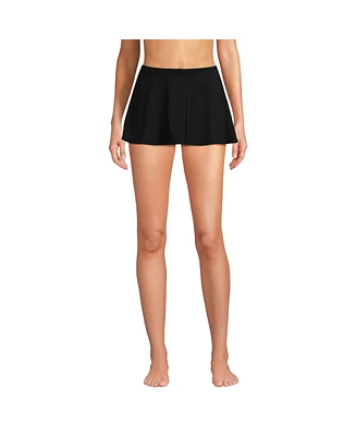 Lands' End Women's Sculpting Suit Chlorine Resistant Targeted Control High Waisted Mini Swim Skirt Bottoms