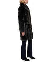 Jones New York Women's Faux-Fur Single-Breasted Blazer Coat