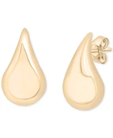 Audrey by Aurate Puff Teardrop Stud Earrings in Gold Vermeil, Created for Macy's