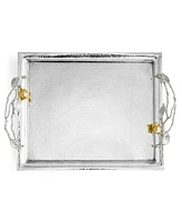 Michael Aram Pomegranate Silver and Gold Serving Tray