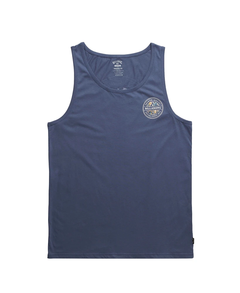 Billabong Men's Rotor Logo Graphic Cotton Tank