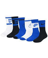 Nike Little Kids 6-Pack Retro Crew Socks