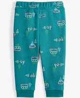 First Impressions Baby Boys Tree Transport Printed Fleece Pants, Created for Macy's