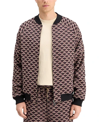 Scotch & Soda Men's Reversible Jacquard Jacket