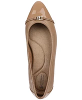 Giani Bernini Women's Madelinee Memory Foam Cap Toe Ballet Flats, Created for Macy's