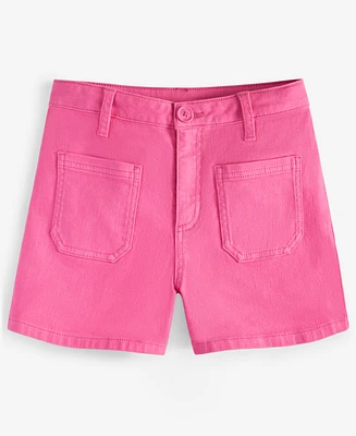 Epic Threads Little & Big Girls Twill Patch-Pocket Shorts, Exclusively at Macy's