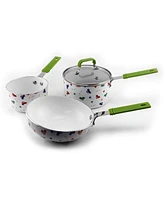 BergHOFF CookNCo 4Pc Mini Cookware Set Car Pattern