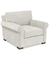 Marlyann Fabric Roll Arm Accent Chair, Exclusively at Macy's