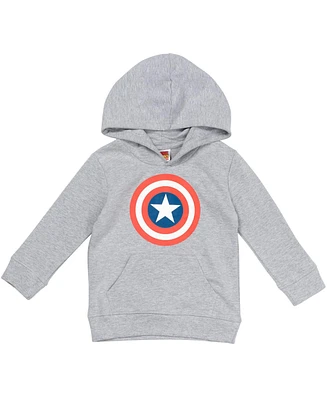 Marvel Boys Avengers Captain America Fleece Pullover Hoodie to