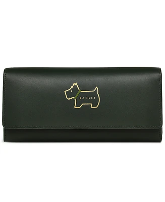 Radley London Heritage Dog Outline Large Flapover Wallet