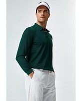 Bellemere New York Men's Long Sleeves Tencel Polo