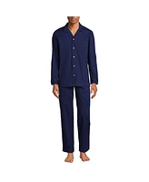 Lands' End Men's Long Sleeve Essential Pajama Set