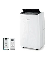 Costway 9200 Btu(14000 Btu Ashrae) Portable Air Conditioner with Heat Smart WiFi Enabled Home Ac Unit