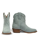 Buck & Brana Casey Leather Western Fashion Booties By