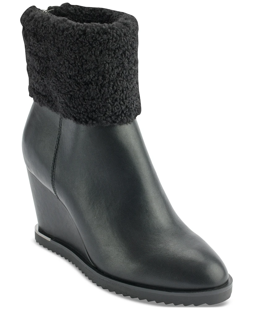 Dkny Women's Powell Wedge Booties