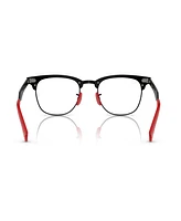 Ray-Ban Men's and Women's Rb4443vm Optics Scuderia Ferrari Collection Eyeglasses, RB3807VM