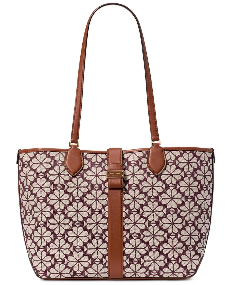 kate Spade new york Flower Jacquard Medium Open Tote