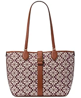 kate Spade new york Flower Jacquard Medium Open Tote