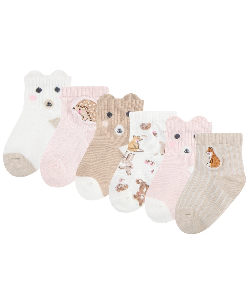 Huggies Baby "Forest Friends" Socks 6-Pack