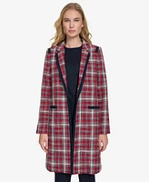 Tommy Hilfiger Women's Open-Front Tweed Topper Jacket