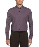 Perry Ellis Men's Regular-Fit Geometric Dobby Button-Down Shirt