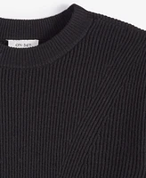 On 34th Women's Ribbed Crewneck Sweater Dress, Created for Macy's