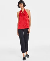 On 34th Women's Halter Tie-Neck Sleeveless Top, Created for Macy's