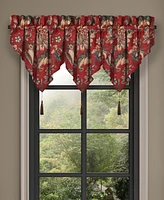 J Queen New York Enchanted Garden Window Ascot Valance, 40" x 21"