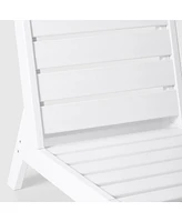 WestinTrends Outdoor Hdpe Deep Seating Modular Armless Patio Chair