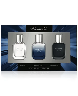 Kenneth Cole Men's 3-Pc. Mankind Eau de Toilette Travel Spray Gift Set