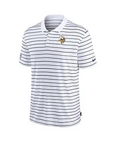 Nike Men's White Minnesota Vikings Sideline Lock Up Victory Performance Polo