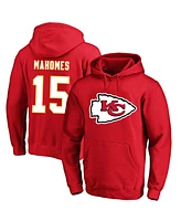 Fanatics Men's Travis Kelce Red Kansas City Chiefs Big Tall Name Number Fleece Pullover Hoodie