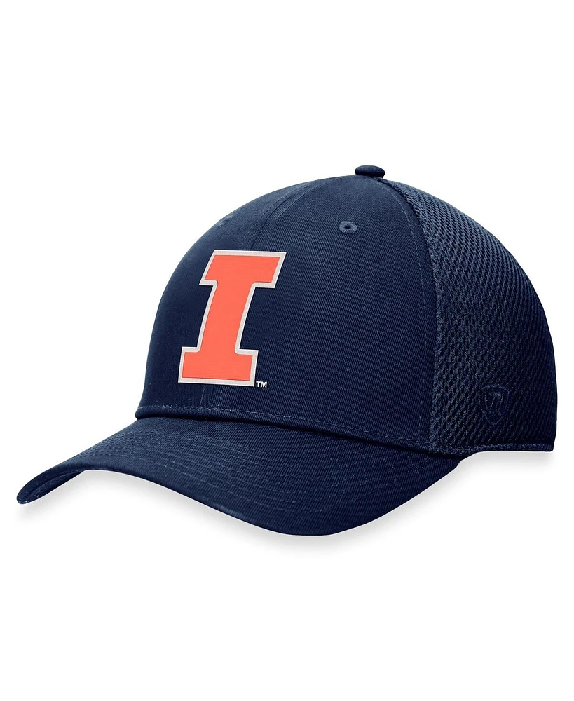 Top of the World Men's Navy Illinois Fighting Illini Spacer Flex Hat