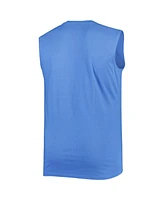 Fanatics Men's Blue Detroit Lions Big Tall Muscle Tank Top