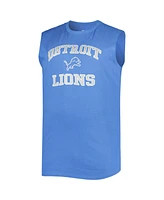 Fanatics Men's Blue Detroit Lions Big Tall Muscle Tank Top