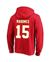 Fanatics Men's Travis Kelce Red Kansas City Chiefs Big Tall Name Number Fleece Pullover Hoodie