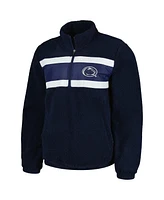 G-iii Sports by Carl Banks Men's Navy Penn State Nittany Lions Pinch Runner Half-Zip Top