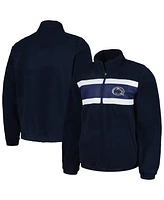 G-iii Sports by Carl Banks Men's Navy Penn State Nittany Lions Pinch Runner Half-Zip Top