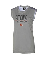 Outerstuff Women's Gray Cincinnati Bengals No Sweat Tank Top